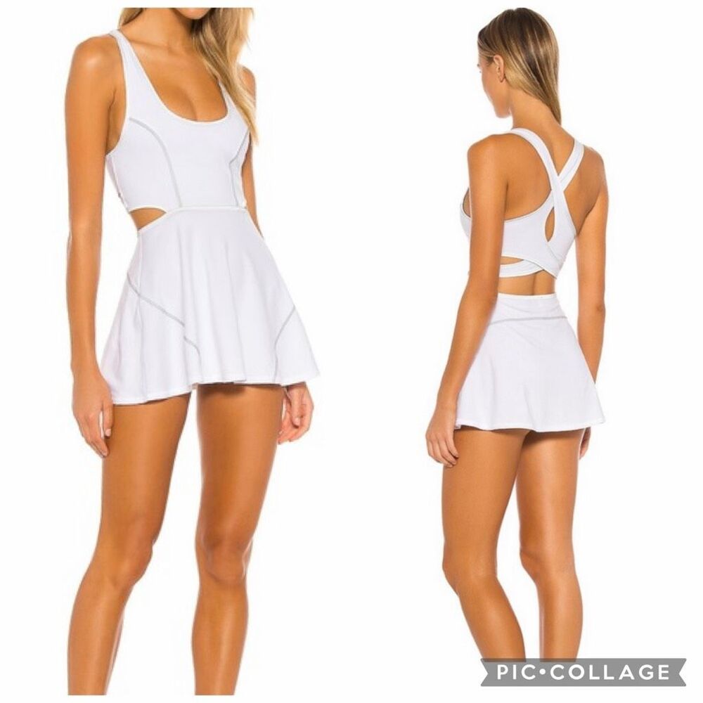 Free People Movement give it a whirl reflective tennis dress medium *flaw*